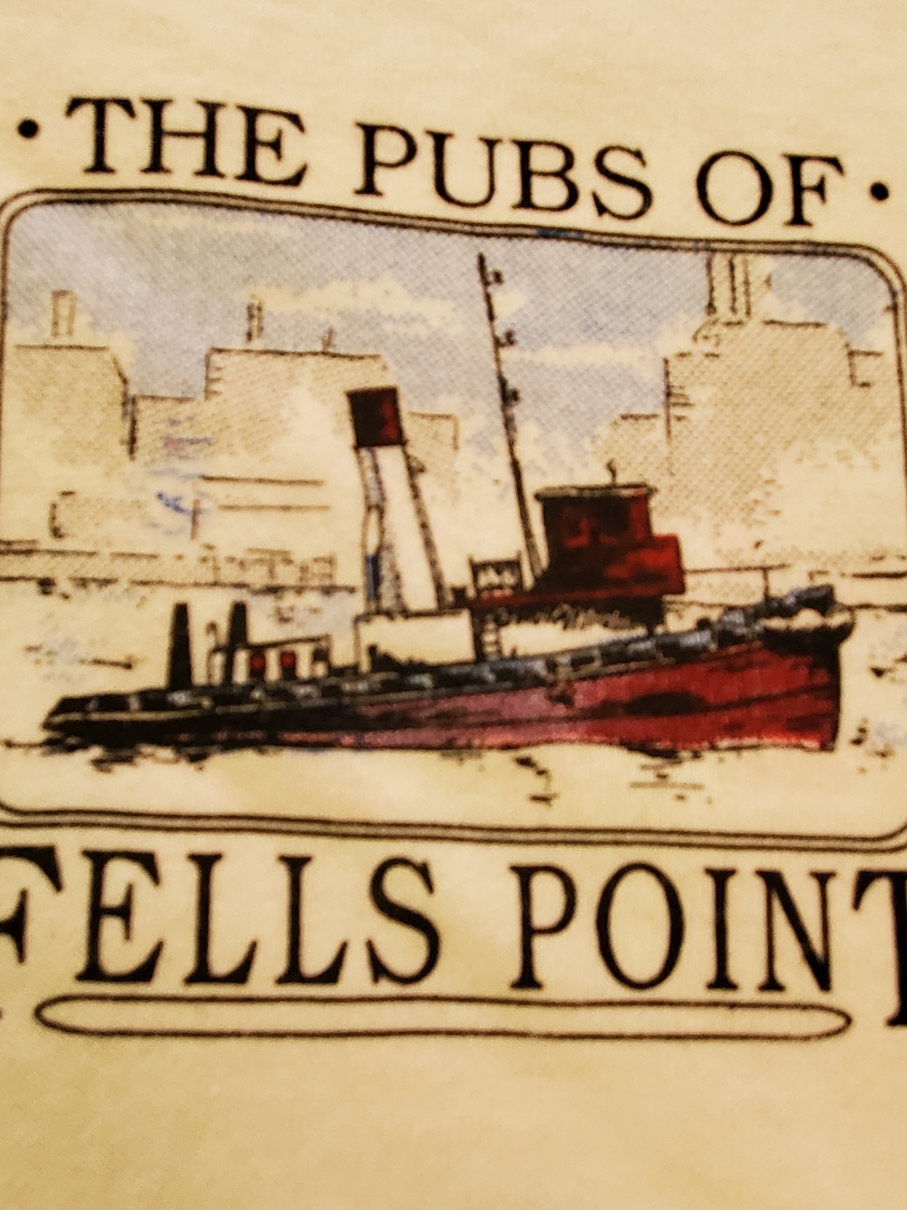 Vintage Levis Pubs of Fells Point Maryland T-Shirt Size XL 1993 NWT - Picture 14 of 14